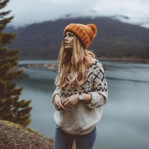 UO Oversized Fair Isle Sweater